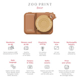 odalzoo print bear digital kids camera, features