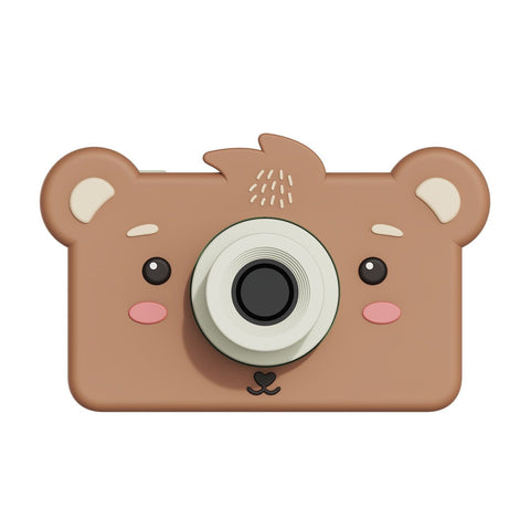 Zoo friends bear digital kids camera, front view