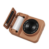odalzoo print bear digital kids camera, front view without cover, open left side to see print paper