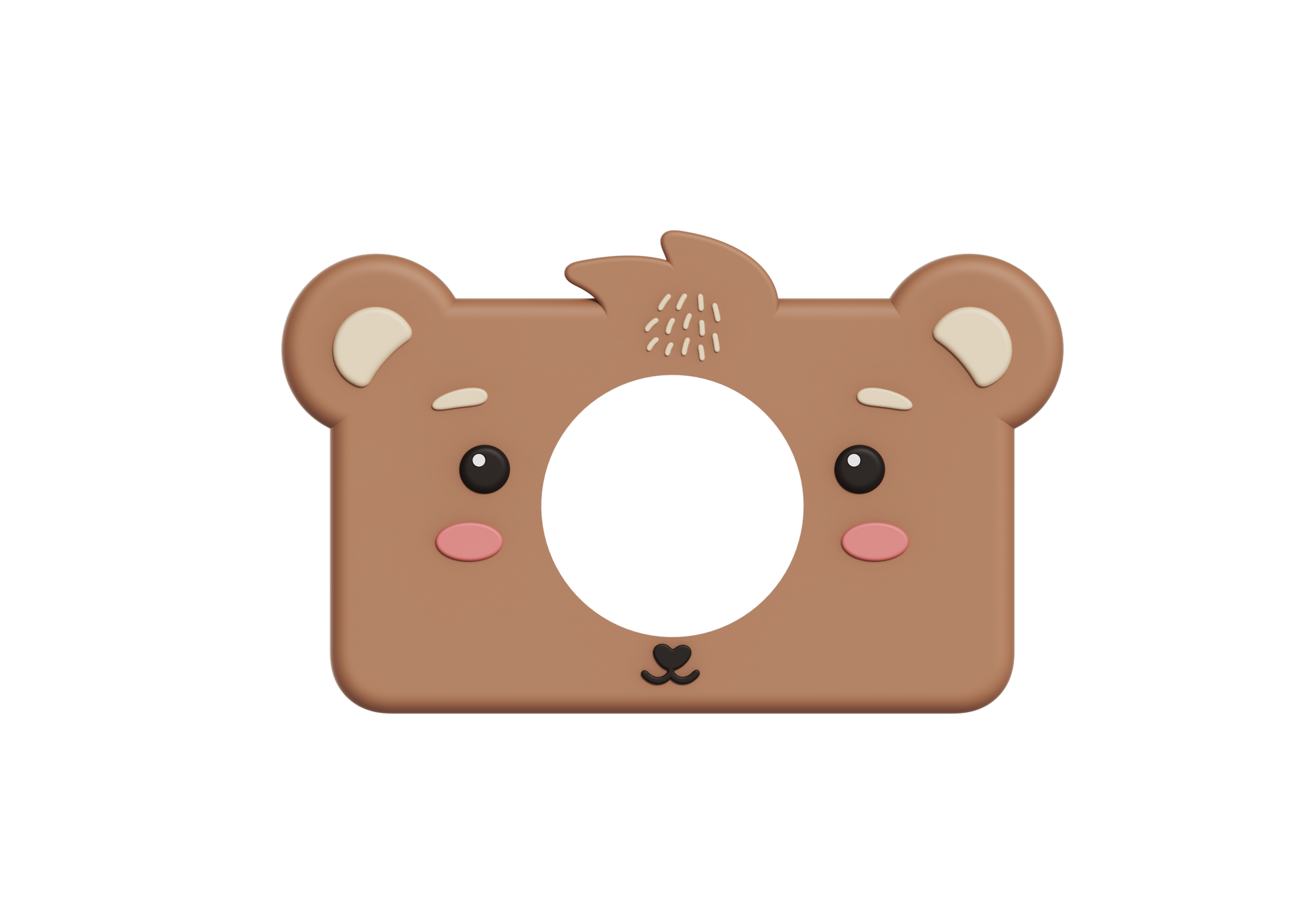 bear sleeve, front view