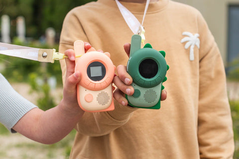Zoo Walkie Talkie - Dino Pink x Dino Green - hover